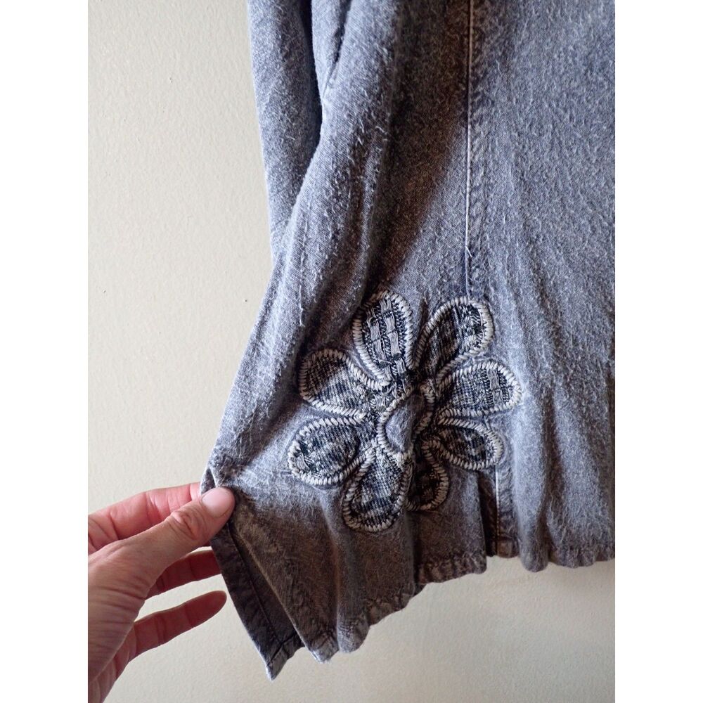 Sacred Threads 2 Piece Skirt Top M/L Gray Mix Med… - image 5